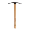 Kölle Gartenhacke, 2 Arbeitsseiten, Handgeschmiedet, Kohlenstoffstahl, Stiel 50 Cm, Buche