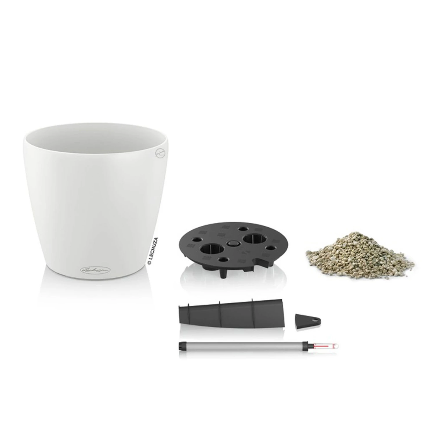 LECHUZA Pflanzgefäß 'Classico Color 70', Weiß, Ø 70 X H 64,5 Cm 2 LECHUZA Pflanzgefäß 'Classico Color 70', Weiß, Ø 70 X H 64,5 Cm – Bild 2