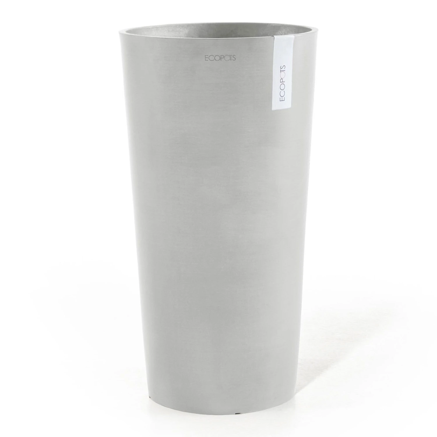 Pflanzgefäß 'Amsterdam Midi', Weißgrau 1 Pflanzgefäß 'Amsterdam Midi', Weißgrau