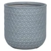 Pflanzgefäß 'Chester 04', Hellgrau