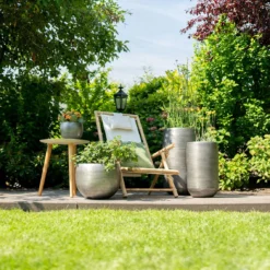 Pflanzgefäß 'Rowen', Silber, Ø 19 X H 13 Cm -Angebote Gruen Trieb Store 3210801614 3210801615 3210801617 3210801618 3210801635 3210801636 3210801637 3210801638 Pflanzgefaess Rowen silber 2 114961